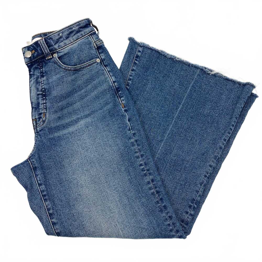 Madewell Medium Wash Curvy Flared Wide-Leg Jeans | Womenโs 25 Regular